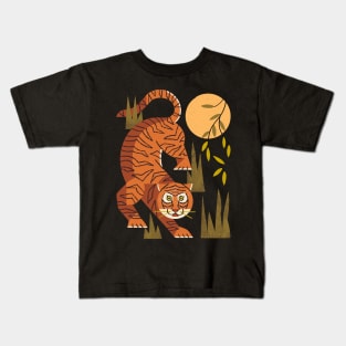 Tiger Moon Kids T-Shirt